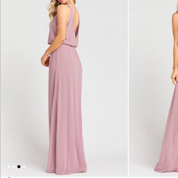 SHOWMEYOURMUMU BRIDESMAIDS DRESS ANTIQUE ROSE - Picture 2 of 2